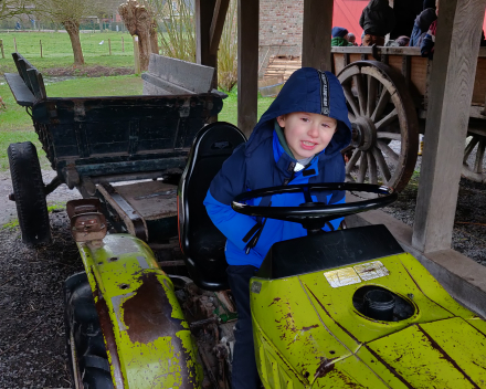 Op uitstap naar de kinderboerderij.