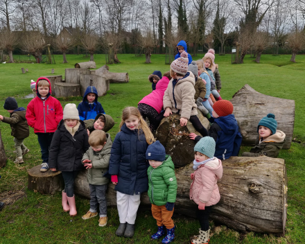 Op uitstap naar de kinderboerderij.