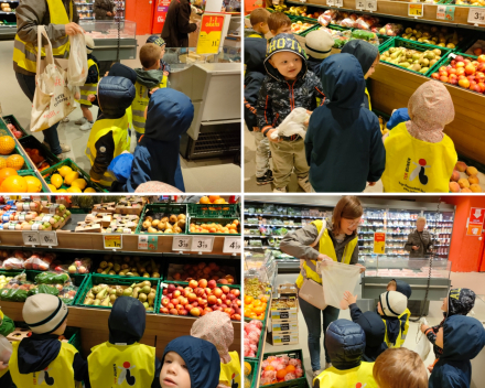 Thema fruit / rusje Nooitgenoeg 🐛🦋 Samen naar de winkel om lekker fruit.