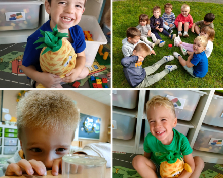 Thema fruit / rusje Nooitgenoeg 🐛🦋 Samen naar de winkel om lekker fruit.