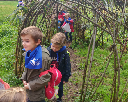 Een heerlijke dag in het bos, vol leuke belevenissen.