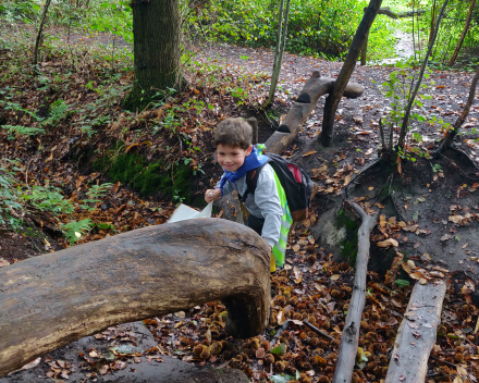 Een heerlijke dag in het bos, vol leuke belevenissen.