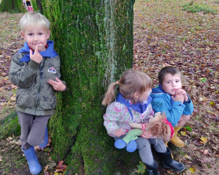 Een heerlijke dag in het bos, vol leuke belevenissen.