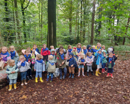 Een heerlijke dag in het bos, vol leuke belevenissen.