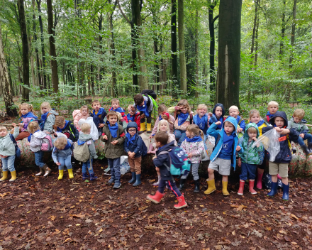 Een heerlijke dag in het bos, vol leuke belevenissen.