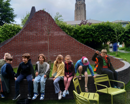 Bezoek aan de triënnale van Brugge