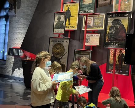 Bezoek aan het Flanders Fieldsmuseum te Ieper