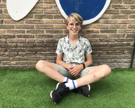 Einde in zicht: poseren voor het jaarboek!