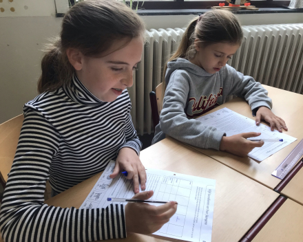 Samen sta je sterker dan alleen: samenwerken tijdens taal/wiskunde.