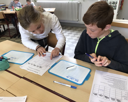 Samen sta je sterker dan alleen: samenwerken tijdens taal/wiskunde.