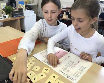 Samen sta je sterker dan alleen: samenwerken tijdens taal/wiskunde.