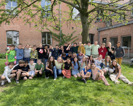 Poseren voor het jaarboek