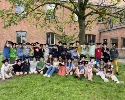 Poseren voor het jaarboek