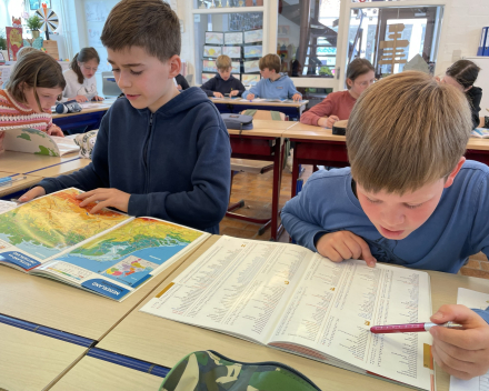 Plaatsbepaling via coördinaten
