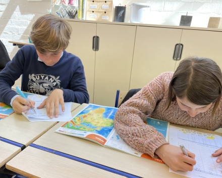 Plaatsbepaling via coördinaten