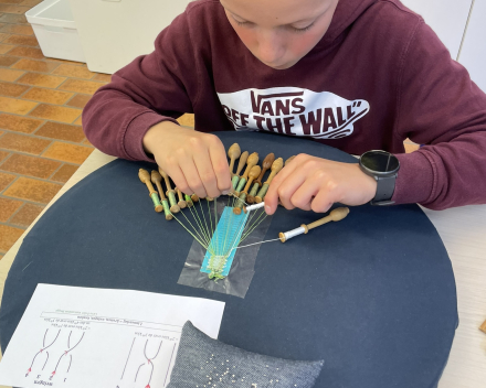 Artiest van kop tot teen: leren kantklossen!