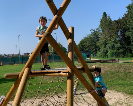 Genieten van het mooie zomerse weer