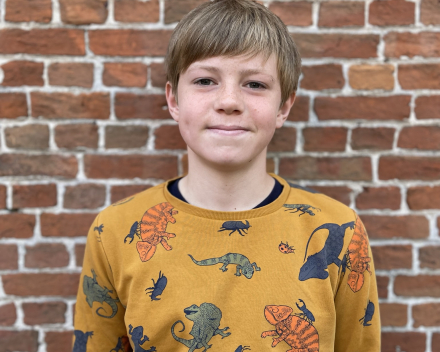 Poseren voor het jaarboek!