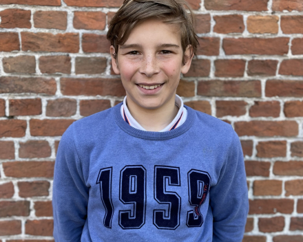 Poseren voor het jaarboek!