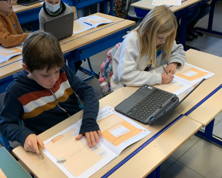 Opzoekwerk met de Chromebooks