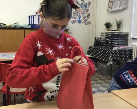 Gezelligheid troef op de laatste schooldag van 2021! 