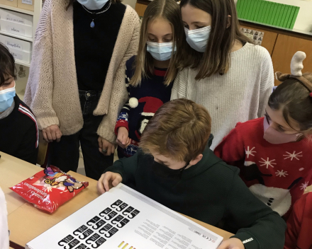 Gezelligheid troef op de laatste schooldag van 2021! 