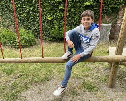 Poseren voor het jaarboek!
