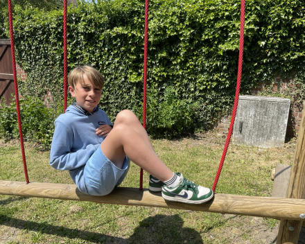 Poseren voor het jaarboek!