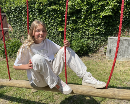 Poseren voor het jaarboek!