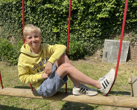 Poseren voor het jaarboek!