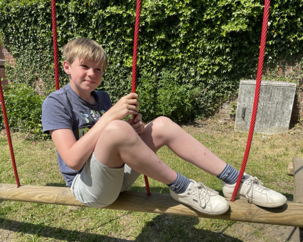 Poseren voor het jaarboek!