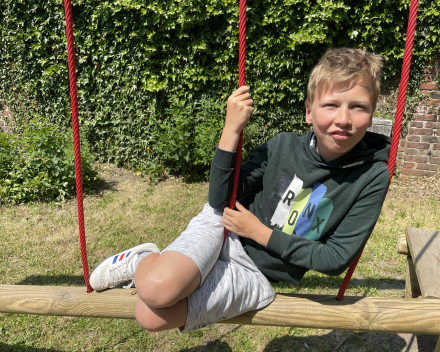 Poseren voor het jaarboek!