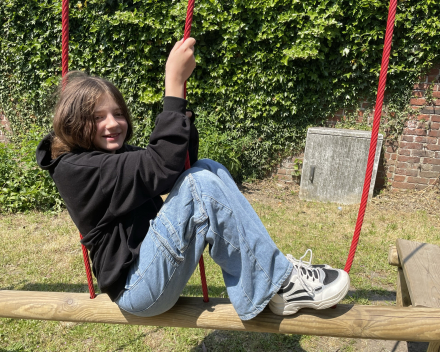 Poseren voor het jaarboek!