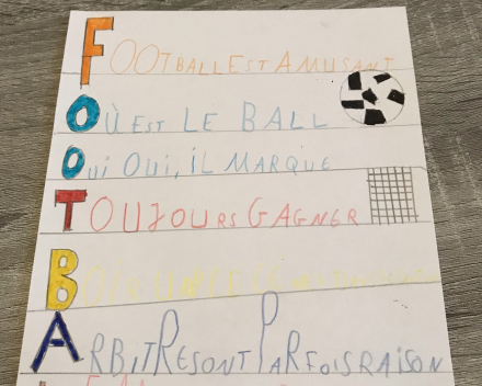Poëzie in 't Frans.