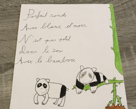 Poëzie in 't Frans.