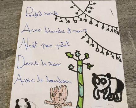 Poëzie in 't Frans.