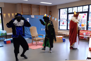 Sint op school 