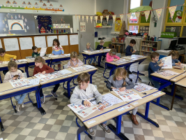 Sinterklaas op school 