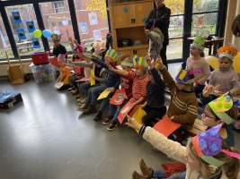 Sinterklaas op school 