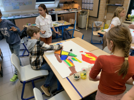 Knutselen rond Sint en piet