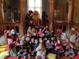 Bezoek aan het'kasteel van Sinterklaas'