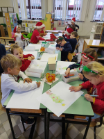 Kerstfeestje in 2D3A