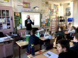 Auteur Stefan Boonen in de klas! 