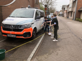 Sobere maaltijd en carwash